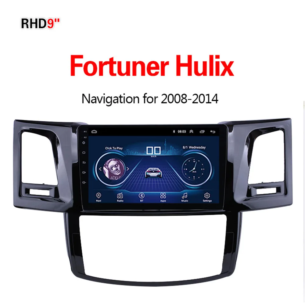 Lionet gps навигация для автомобиля Fortuner Hulix 2008- 9 дюймов RF1005X - Размер экрана, дюймов: WIFI 1G16G