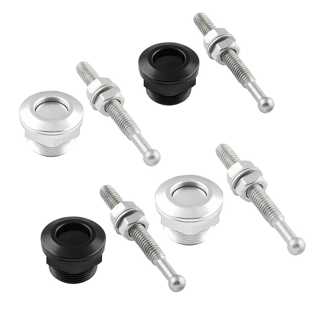 4 Pieces Quick Release Latch Low Profile Hood Pins Lock Car Lock 7/8 inch Quick Latch for Hood