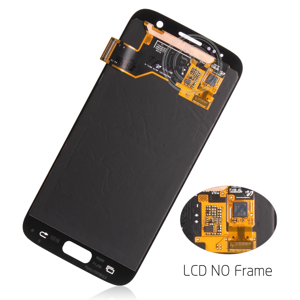 ЖК экран 5 1 дюйма TFT/OLED/AMOLED для SAMSUNG Galaxy S7 стеклянный дисплей G930 G930F SM сенсорный