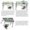 Outdoor Picnic Folding Table Portable Folding Table Table For Camping Camping Kitchen Table Foldable Camping Table Lift Table Ou ► Photo 3/6