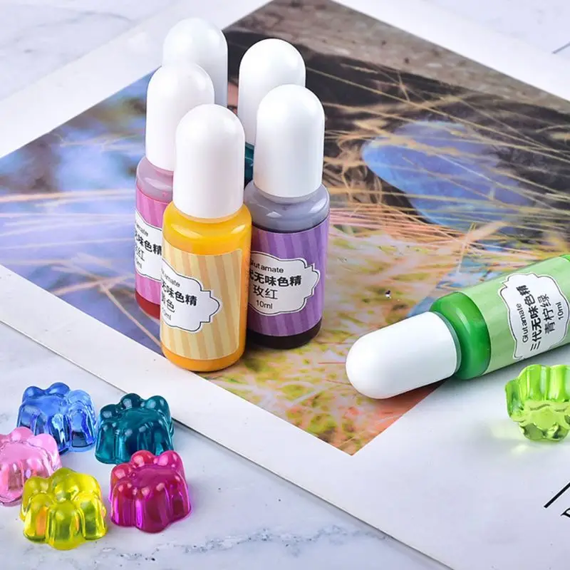 

24 Colors Epoxy Pigment Liquid Pearl Coloring Dye Ink Diffusion UV Resin DIY Crafts Jewelry Making Accessories