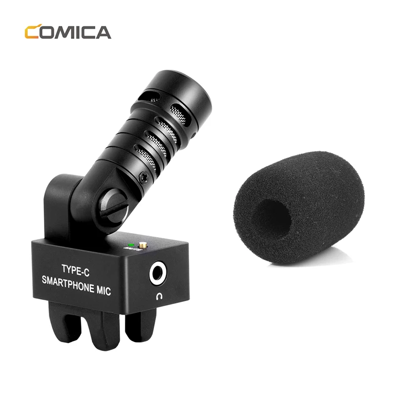 Comica CVM-VS09 TC кардиоидный микрофон смартфон микрофон TYPE-C беспроводной микрофон для huawei P30 pro Android Vlog видео микрофон