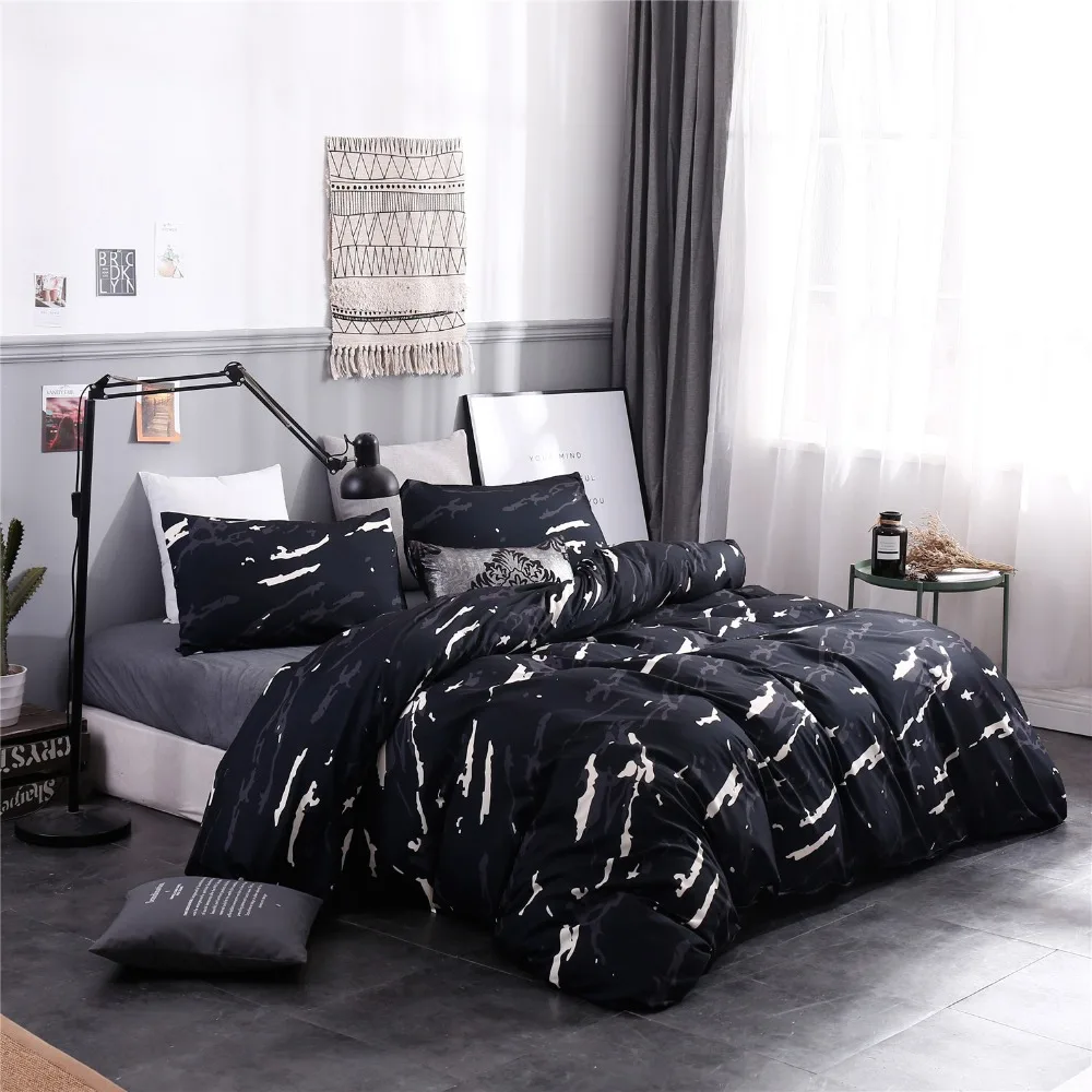 Одеяло с принтом, Комплект постельного белья, Скандинавское постельное белье, пододеяльник, пододеяльник, набор постельного белья, пододеяльник, чехол для подушки, домашний текстиль