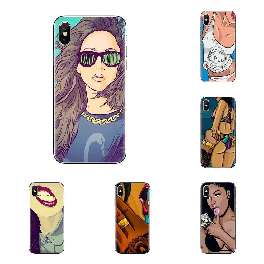 Cases popular Swag girls&ampboy Girl drawings For iPhone XS Max XR X 4 4S 5 5S 5C SE 6 6S 7 8 Plus Samsung Galaxy J1 J3 J5 J7 A3 A5 |
