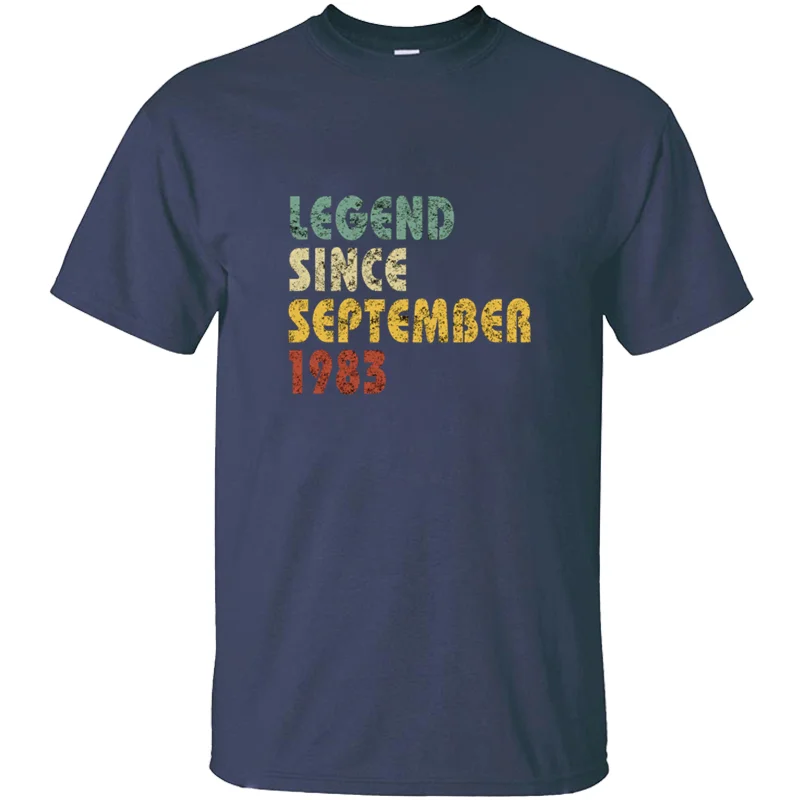 Забавный дизайн легенда с сентября 2003 года новейшая футболка на день рождения
