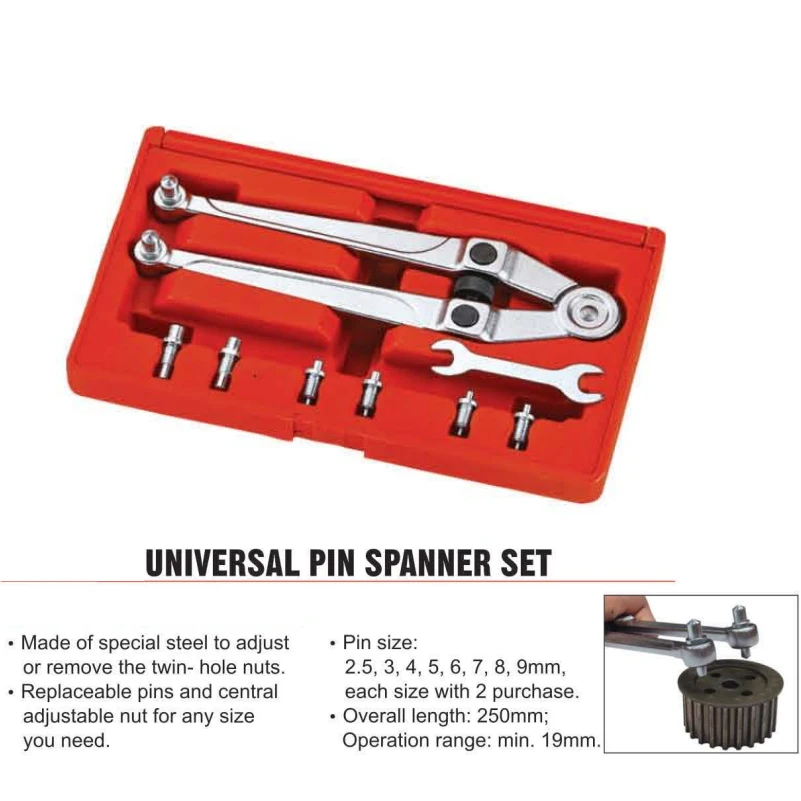  MR CARTOOL Universal Two-point Adjustment Support Plate Hand Set Timing Belt Wrench Car Repair Tool