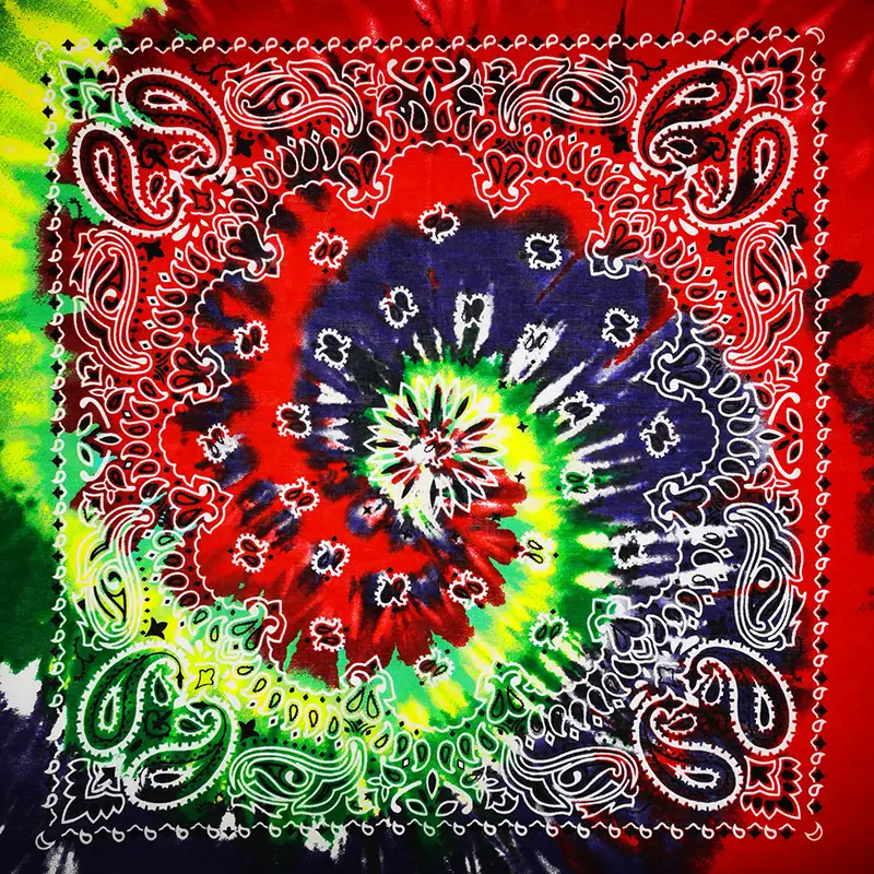 New Fashion Hip Hop 100% Cotton Bandana Square Scarf 55cm*55cm Black Red Paisley Headband Printed For Women/Men/Boys/Girls - Image 33