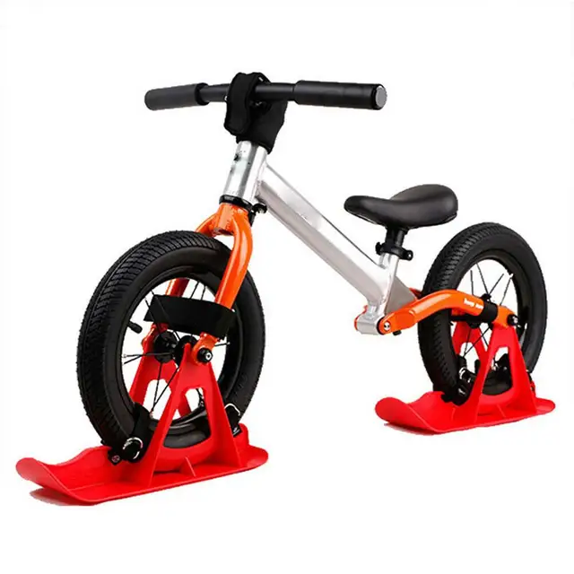 US $26.80 2Pcs 12 Inch Kids Snowboard Sled Ski Board Balance Bike Scooter Wheel Parts Snow Skiing Sled Snowbo