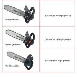 11,5 дюйма кронштейн для бензопилы измененный M10/14 Электрическая цепная пила транспортер угловой шлифовальный станок в цепную пила для