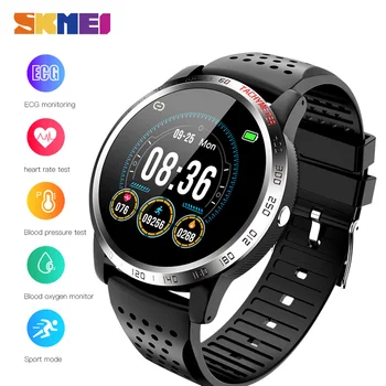 

SKMEI W3 Male Digital Wristwatches Clock Blood Pressure oxygen Heart Rate Sleep Monitor Men's Watches Relogio Masculino W3