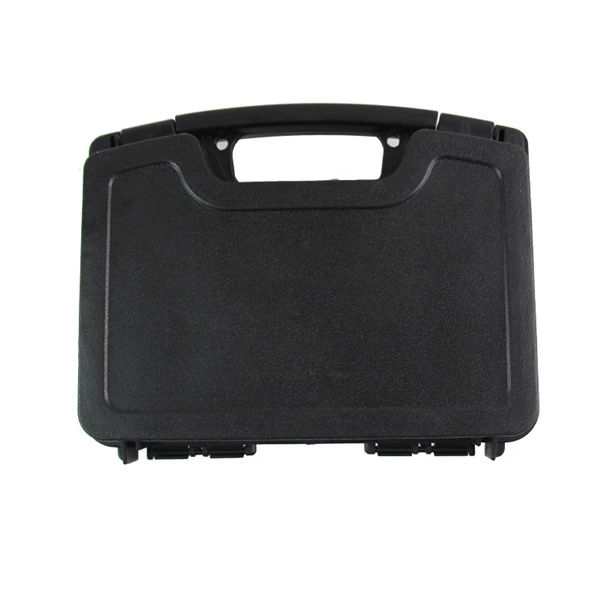 Black Small Size Открытый Чехол для хранения охотничьего пистолета ABS большая жесткая ручная коробка тактический Чехол для страйкбольного пистолета защитный замок боксы для переноски военного снаряжения черный - Цвет: Black Small Size