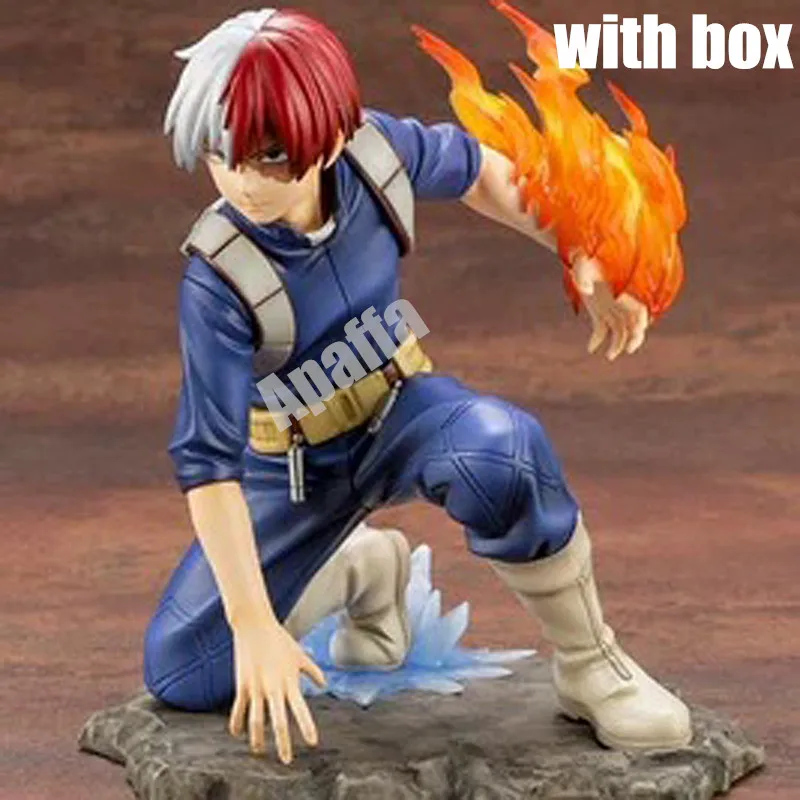 16 см супер герой комикс мой герой Academy Boku no Hero Tomy аниме статуя ARTFX J шото Тодороки фигурка модель игрушки - Цвет: with box