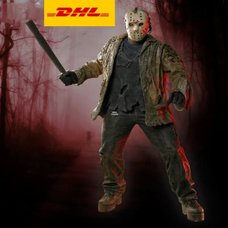 1" Friday the 13th Part статуя Phonomania бюст Джейсон. Voorhees полноразмерный Портрет Искусство ремесло ПВХ фигурка игрушка 48 см V845