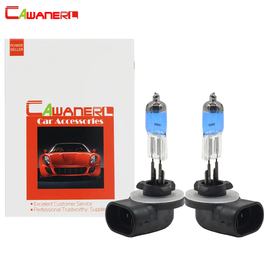 Cawanerl 881 100 Вт галогенной лампы 4300 К с теплым белым светом 12V 2 шт. автомобильный