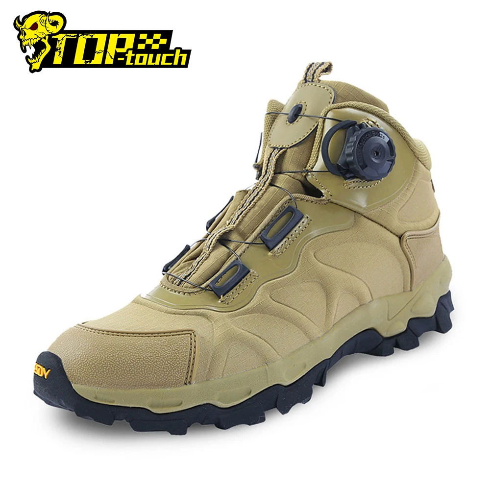 ESDY Motorcycle Boots Tactical Ultralight Training Boots Men Sports Sneakers Outdoor Camping Trekking Climbing Hiking Shoes