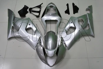 

for GSXR1000 2003 Motorcycle Fairing GSXR1000 04 Silver Black Motorcycle Fairing GSX-R1000 2003 - 2004 K3 Fairings