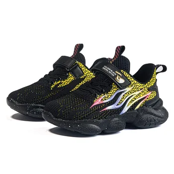 

Size 28-39 Boys Hook Loop Anti-slippery Shoes Children Wear-resistant Sneakers Kids Breathable Lightweight Casual Sneakers