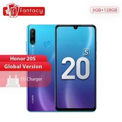 Новая глобальная версия Honor 20 S 20 S мобильные телефоны 6 ГБ 128 ГБ 6,15 дюймэкран 24MP фронтальная камера 48MP Тройная камера 3340 мАч смартфон NFC