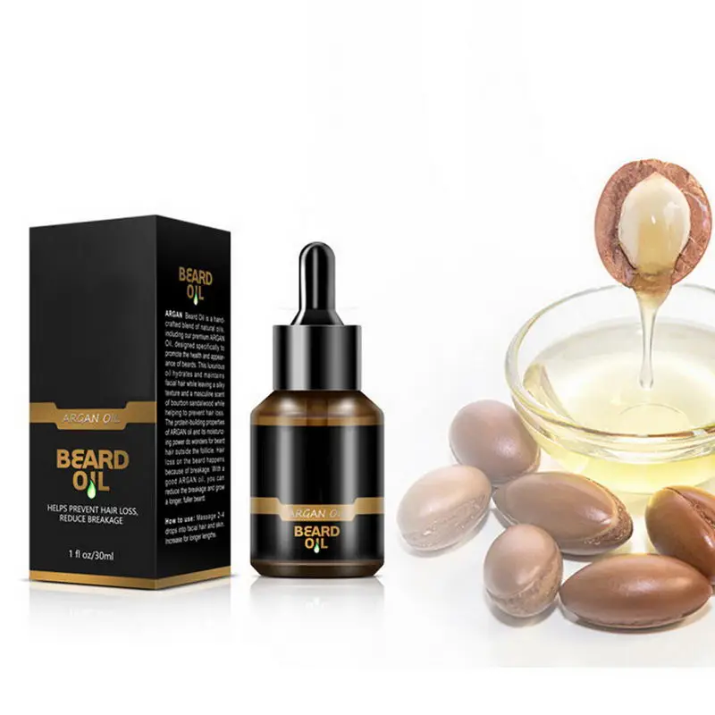 Pre-owned Chance of  Men's Beard Essential Oil Plant Formula Beauty Makeup Skin Care Men's Products OR88