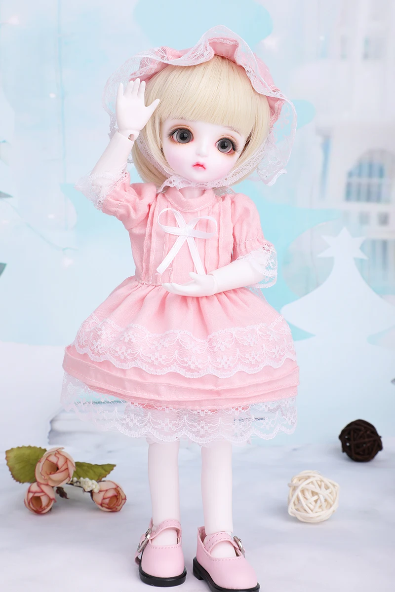 Новые продукты bjd Кукла sd 1/6dollOpenmouth Miu милый розовый костюм сочленение кукла прекрасный подарок-сюрприз