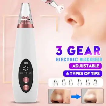 

USB Electric Blackhead Remover Vacuum Face Deep Nose Cleaner T Zone Pore Acne Pimple Removal Vacuum Suction Facial Skin Clean