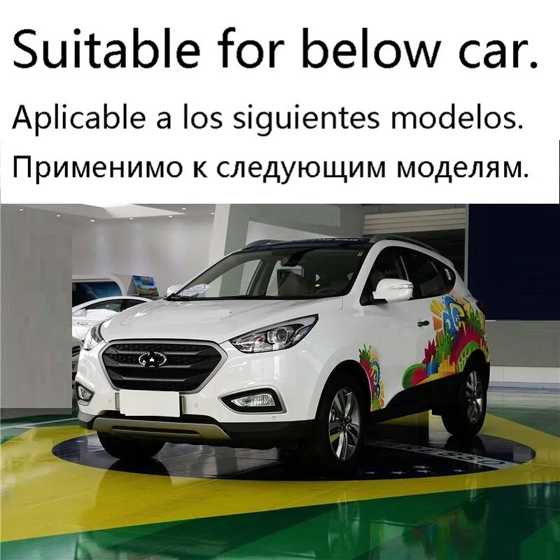 Авто хромированная Автомобильная оконная панель, модификация интерьера, запчасти, наклейка, полосы с яркими блестками 13 14 15 16 17 для hyundai IX45