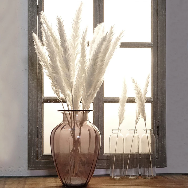 7 шт. натуральная сухая пампасная трава тростник букет цветов растение свадебные