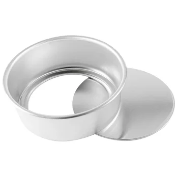 

8inch Non Stick Removable Bottom Deep Bread Shop Mould DIY Dessert Easy Demold Aluminum Alloy Round Cake Mold Pan Chiffon