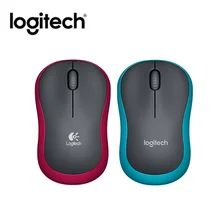 Logitech M186 2,4 ГГц Беспроводной Мышь обе руки мышей с эргономичной 1000 Точек на дюйм USB нано-приемник для домашнего офиса портативных ПК