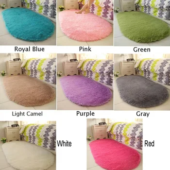 

New Soft Thick Faux Fur Carpet Living Room Sofa Carpet Plush Carpets Bedroom Cover Mattress Door Window Round Rugs Carpets