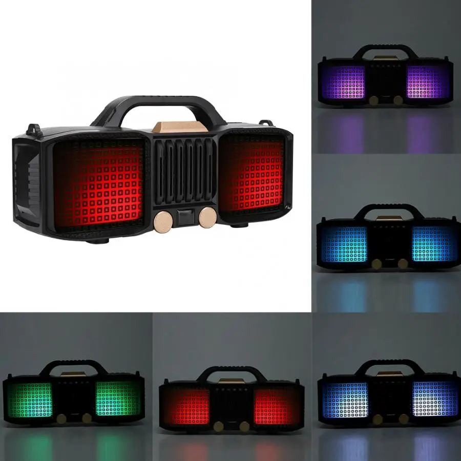 E86 цветной динамик с Bluetooth Портативный супер высокого качества звука Soundbox колонка
