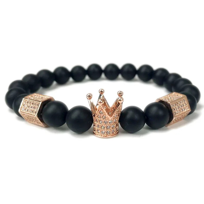 3 метра хороший браслет с шармом мужской модный роскошный модный золотой Королевский Корона Плетеный Регулируемый мужской браслет для ювелирных изделий