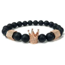 3 метра хороший браслет с шармом мужской модный роскошный модный золотой Королевский Корона Плетеный Регулируемый мужской браслет для ювелирных изделий