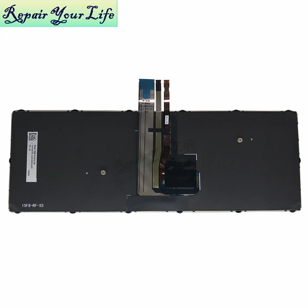 Teclado do Reino Unido para Toshiba Satellite Pro Layout Inglês Frame Apontando A40-c A40-c1443 A40-d-bto gb G83c000gu5en - Imagem 2