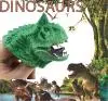 T-Rex зеленые Ручные куклы, ролевые игры, Реалистичная голова динозавра, перчатки, игрушки, рождественские подарки - Цвет: C