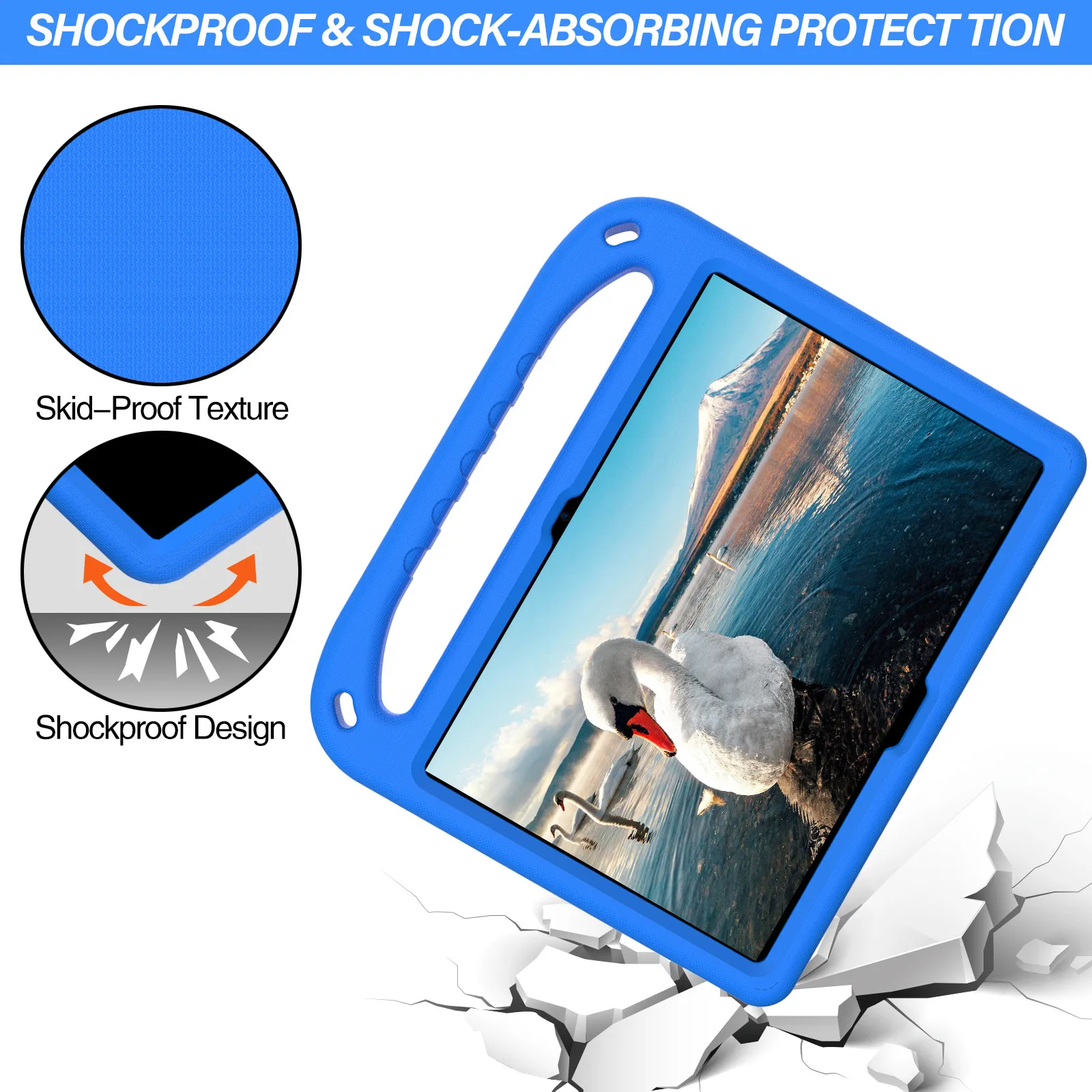 For Tablet Lenovo Tab M10 TB-X606/X605/X505/X705/X306 M8 TB-8505 Case Hand-held Soft Drop-proof Kids EVA Holder Cover Funda