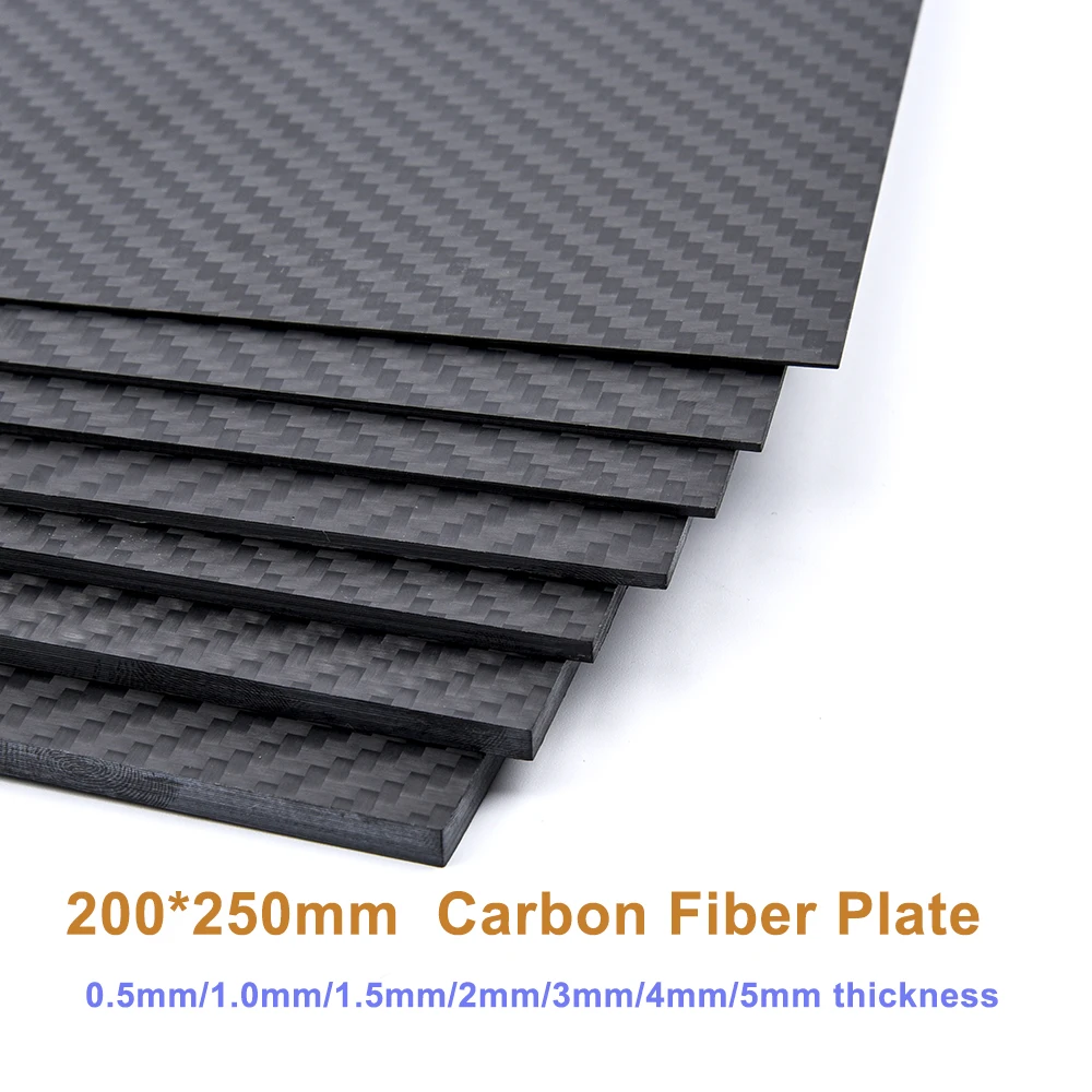 Ben-gi 3k Fibra de Carbono Panel Placa de 0,5 mm de 1 mm de Placa de la Hoja Panel0.5mm 1 mm 1,5 mm 1,5 mm 2 mm 3 mm Llanura Armadura de Tela Cruzada Brillante Matt Superficie de la Placa de Carbono 