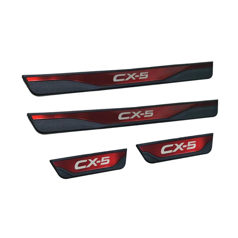Защитная Накладка на порог двери для Mazda CX 5 CX5 2013 2015 2016 2017 2018 2019 2020|Хромирование| |