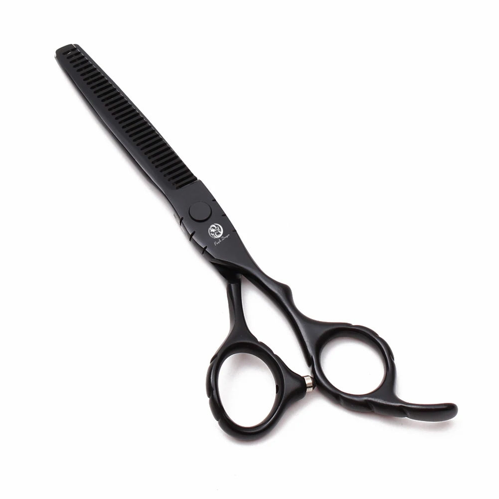 Парикмахерские ножницы 5.5" 440C черный набор парикмахера филировочные ножницы ножницы для стрижки волос для парикмахера Z1010