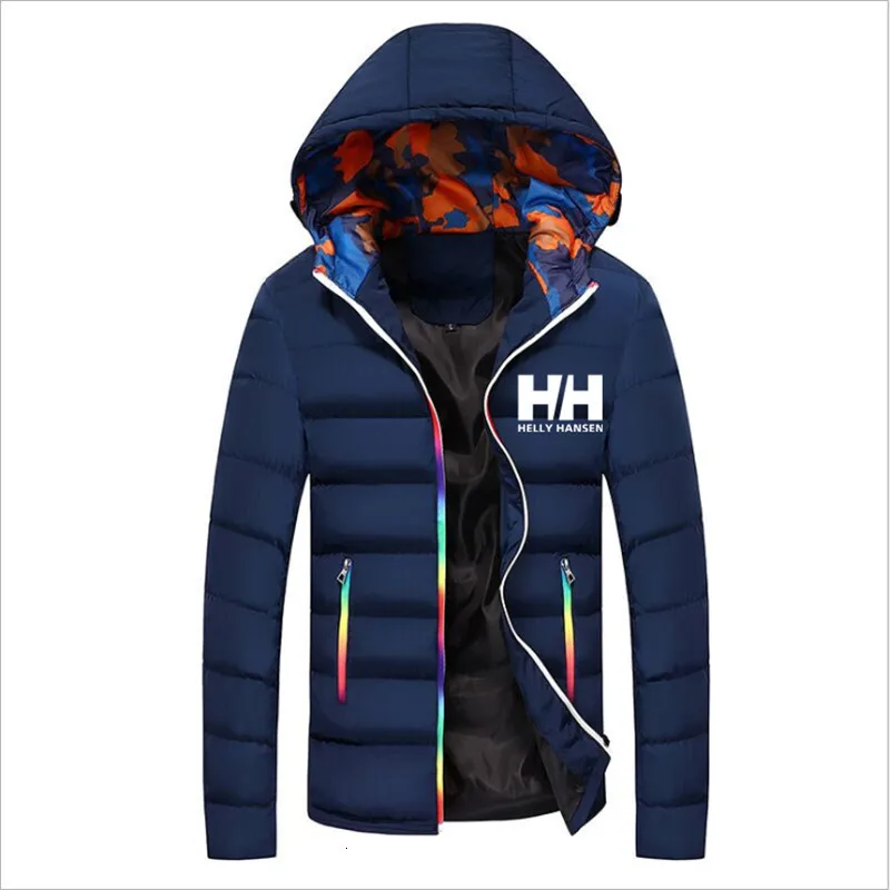 

2019 Latest male cotton fashion jacket with hoodie HH winter thicken men's clothes Hella Hansen man steady parks coat