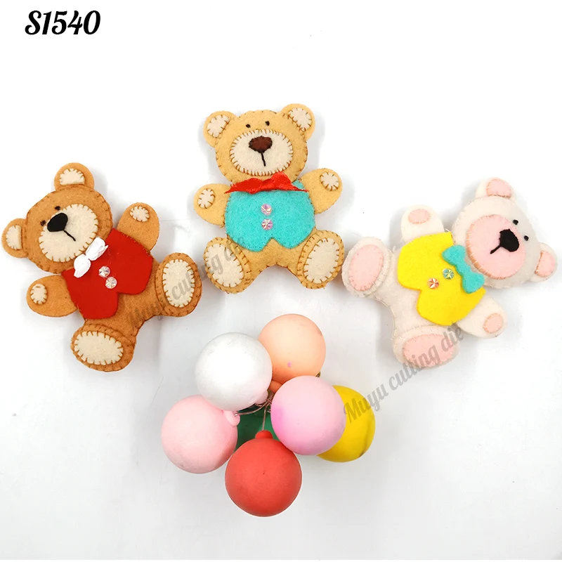 Bear-S1540 скрапбукинга срезанное небо и стальные деревянные штампы совместимы с большинством машин