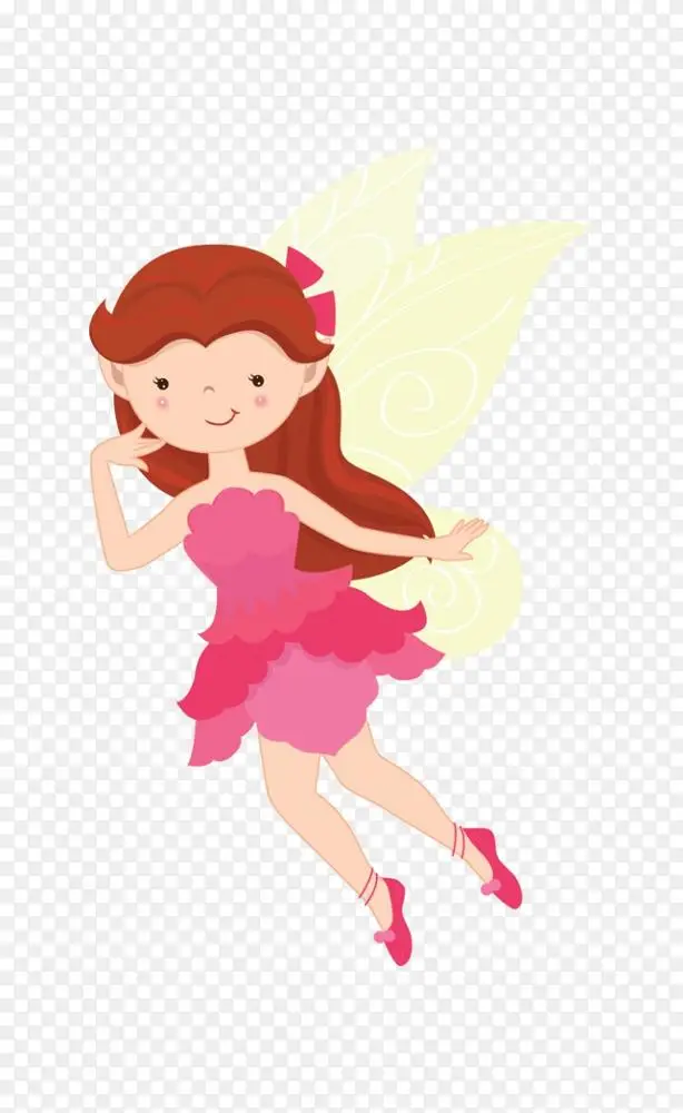 小叮当仙女画精灵空心剪贴画