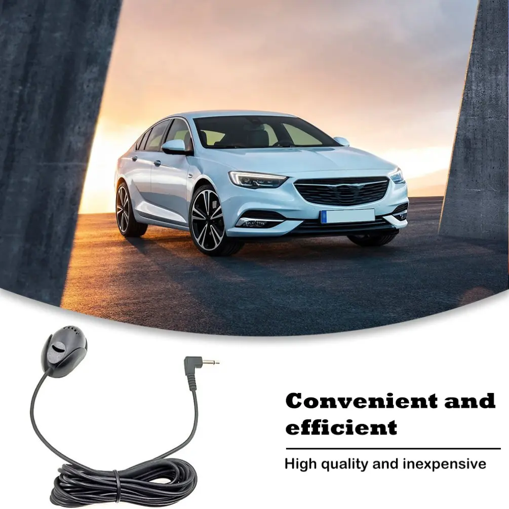Car Navigation GPS Microphone Car Speaker External Microphone Paste 3.5mm Stereo