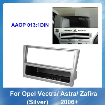 

2DIN Car Radio Fascia for Opel Vectra Astra Zafira 2006+ Silver Car refitting DVD frame stereo Audio Frame Panel Bezel Silver