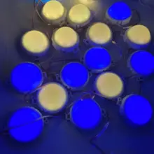 DC24V 12 Светодиодный s(2,88 Вт) адресуемый RGB умный светодиодный модуль пикселей; лесная крышка; 20 шт/прядь; UCS1903/WS2811 Чип; IP68