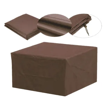 

Outdoor Garden Furniture Rain Cover Waterproof Oxford Wicker Sofa Protection Set Garden Patio Rain Snow Dustproof Brown new