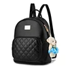 Fashion Women Small Backpack Girls Backpacks Black Backpacks Female Fashion Girls Bags Ladies Black Backpack Leather school bag ► Photo 1/6