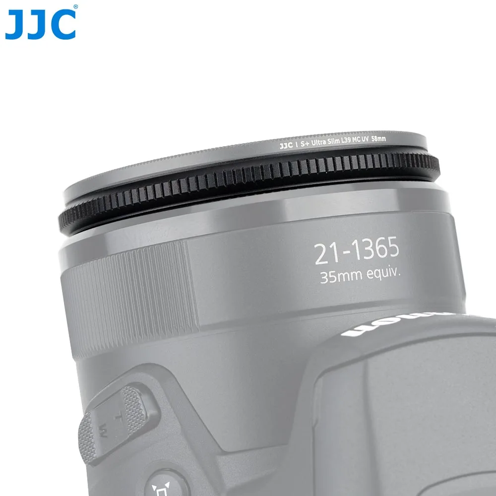 JJC 58mm 렌즈 어댑터 링 튜브, 캐논 파워샷 SX70 HS SX60 HS SX50 HS SX520 HS 디지털 카메라용