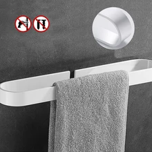 40 см самоклеящаяся вешалка для полотенец креативный антикоррозийный держатель для полотенец для ванной комнаты кухонный Органайзер