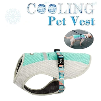 

Dog Cooling Vest Harness for Dogs Evaporative Dog Jacket Safety Reflective Vest for Small Medium Large Dogs Pet Cooling Coat